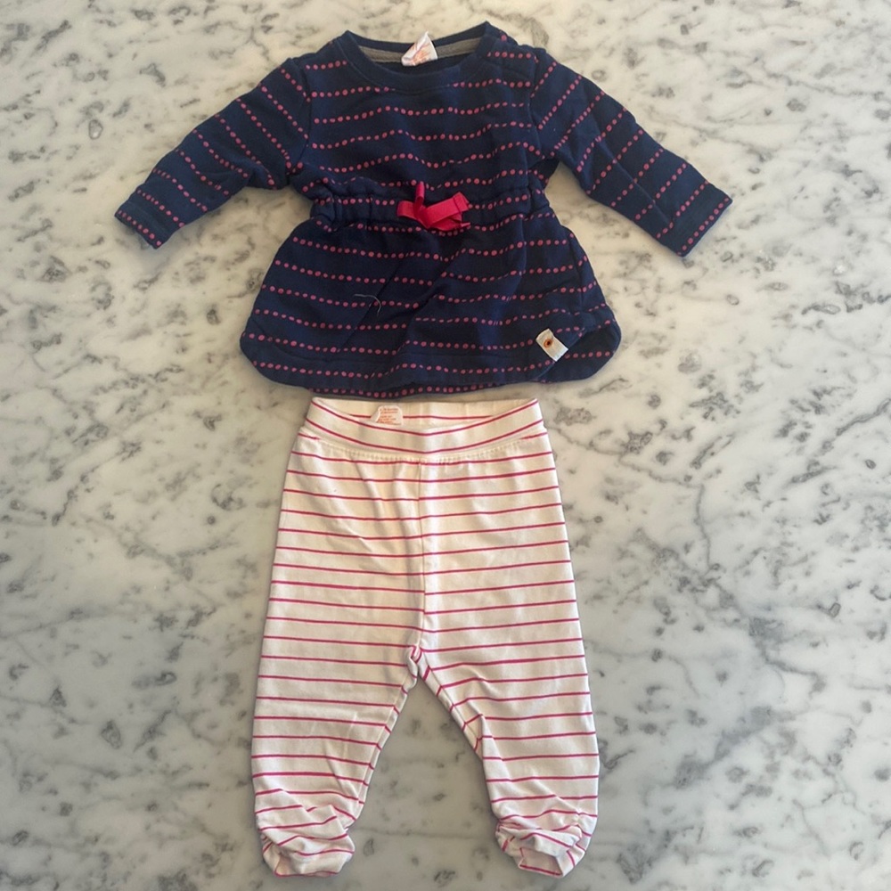 Giggle Shirt and Pants Outfit - Size 3-6M